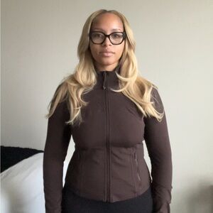 lululemon athletica Espresso Cropped Define Jacket